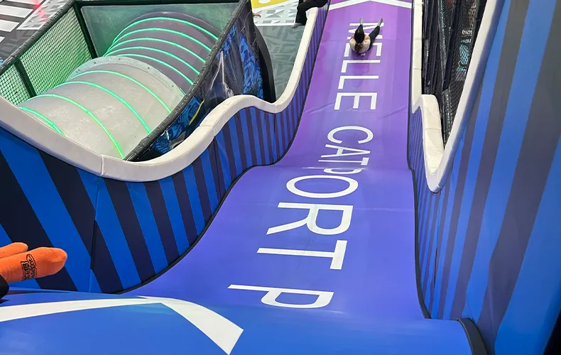 Customized Indoor Wave-shaped Soft-padded Slide Equipment Area
